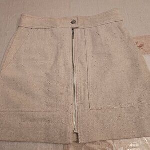 T Tahari Cotton Mini Skirt